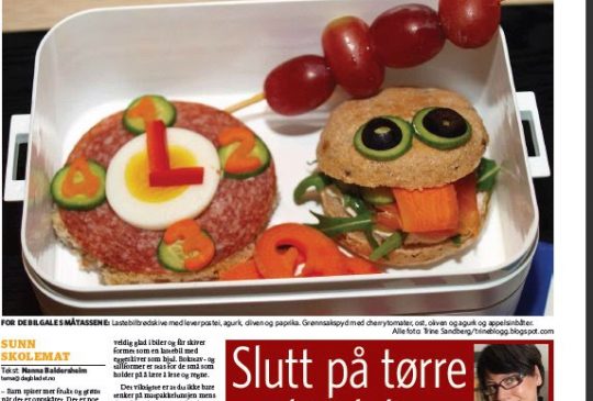 Image: Matpakketips fra Trines Mektige Matblogg i Dagbladets matbilag