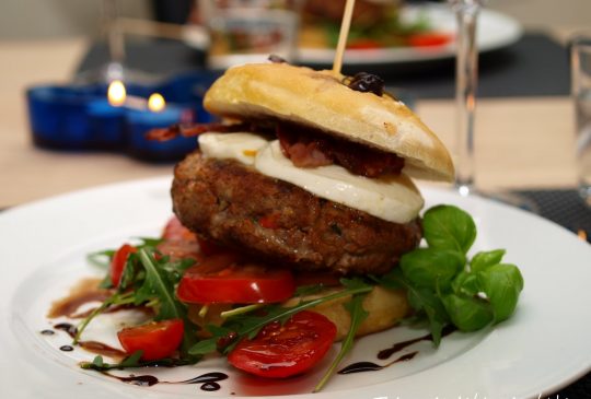 Image: Hamburger med italienske smaker