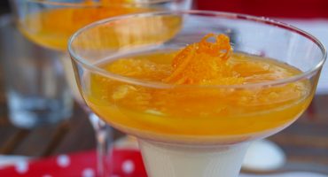 Image: Panna cotta med appelsin