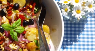Image: Lun potetsalat med balsamicovinaigrette