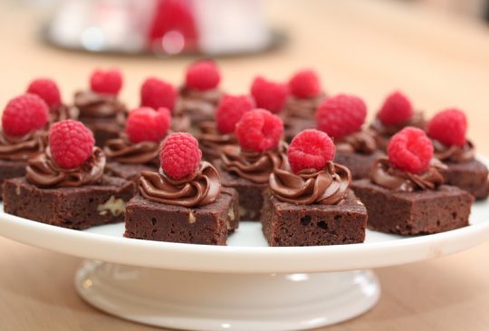 Image: Brownies med sjokoladekrem