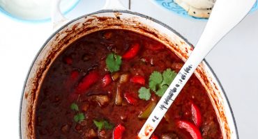 Image: Currygryte med oksekjøtt og paprika