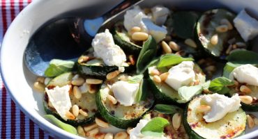 Image: Grillet squashsalat med feta