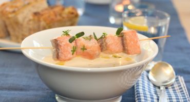 Image: Sellerirotsuppe med laksespyd