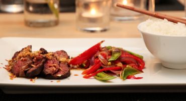 Image: ENTRECÔTE MED HOT CHILISAUS (neua yang sua hay rong)