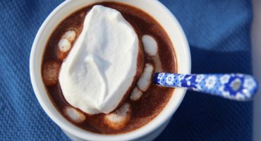 Image: Sjokoladekaffe med kremtopp