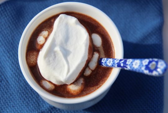 Image: Sjokoladekaffe med kremtopp