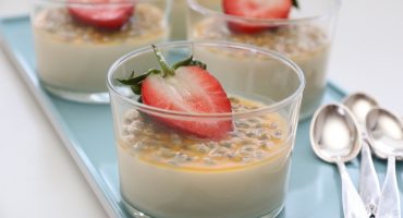 Image: PANNA COTTA MED APPELSIN OG PASJONSFRUKT