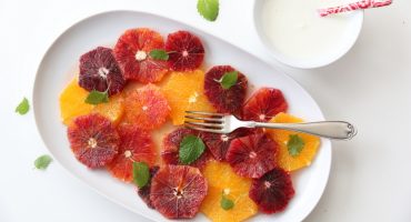 Image: APPELSINSALAT MED HONNINGKREM