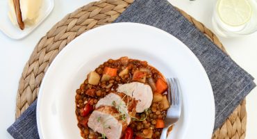 Image: LINSEGRYTE MED SVINEFILET OG CHORIZO