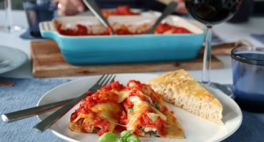 Image: CANNELONI MED SPINAT OG RICOTTA