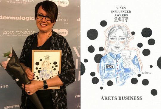 Image: ÅRETS BUSINESS – VIXEN INFLUENCER AWARDS 2017