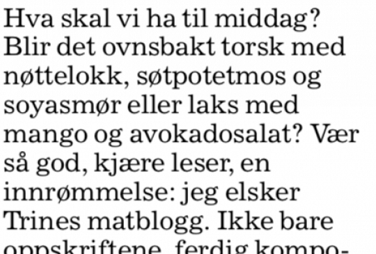 Image: KLASSEKAMPEN: «TRINE»