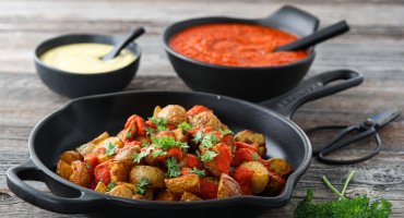 Image: SPANSKE TAPASPOTETER – PATATAS BRAVAS