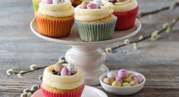 Image: CUPCAKES MED SITRON OG PÅSKEEGG